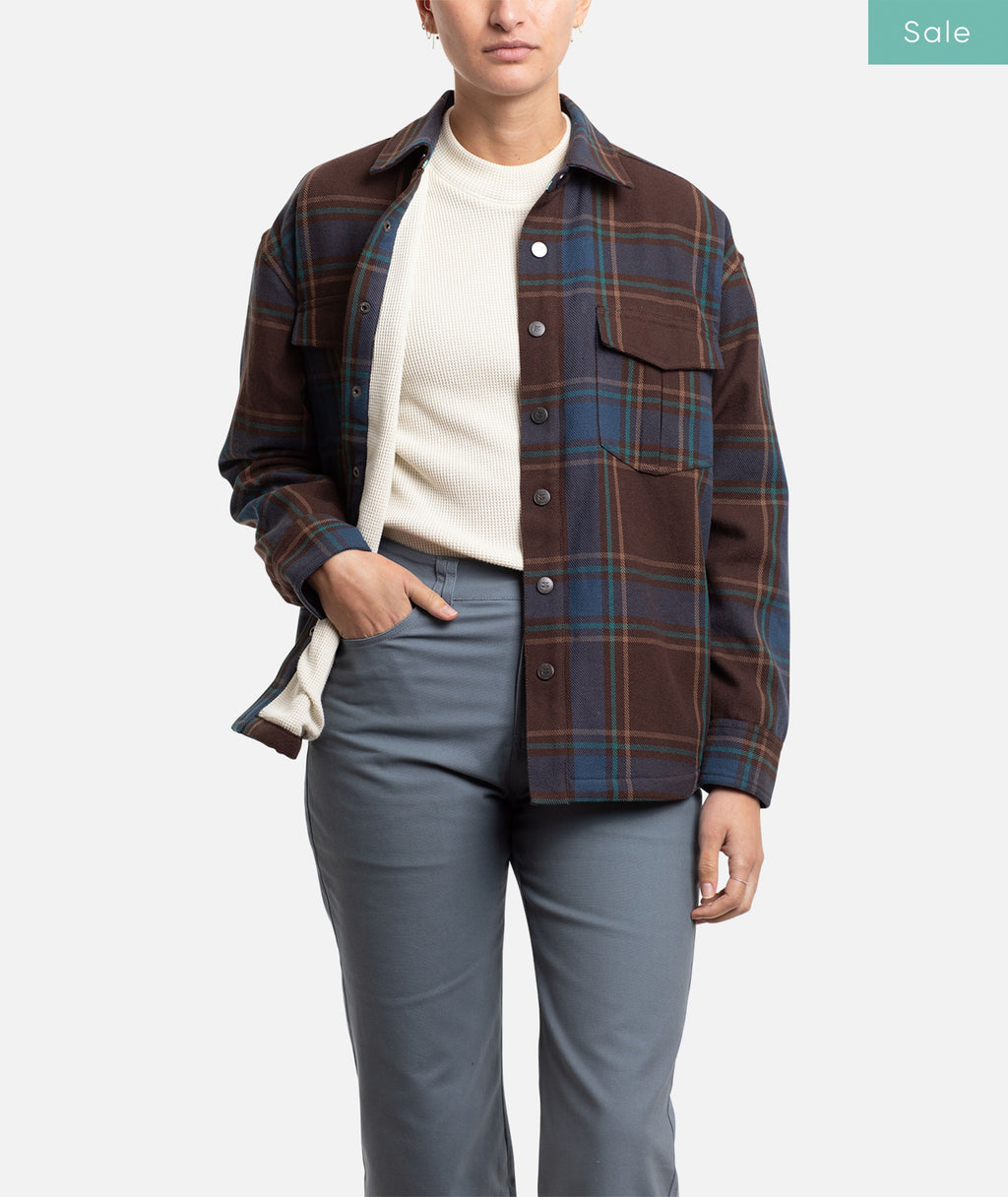 Truss Flannel Jacket - Brown - Jetty