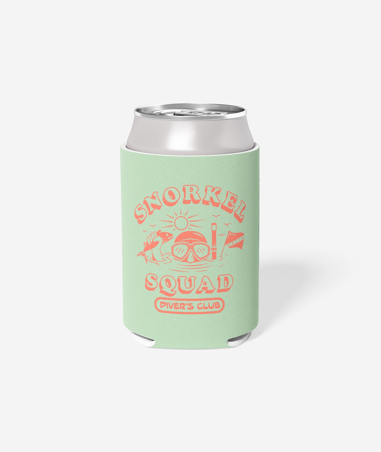 Snorkel Squad Can Cooler - Green