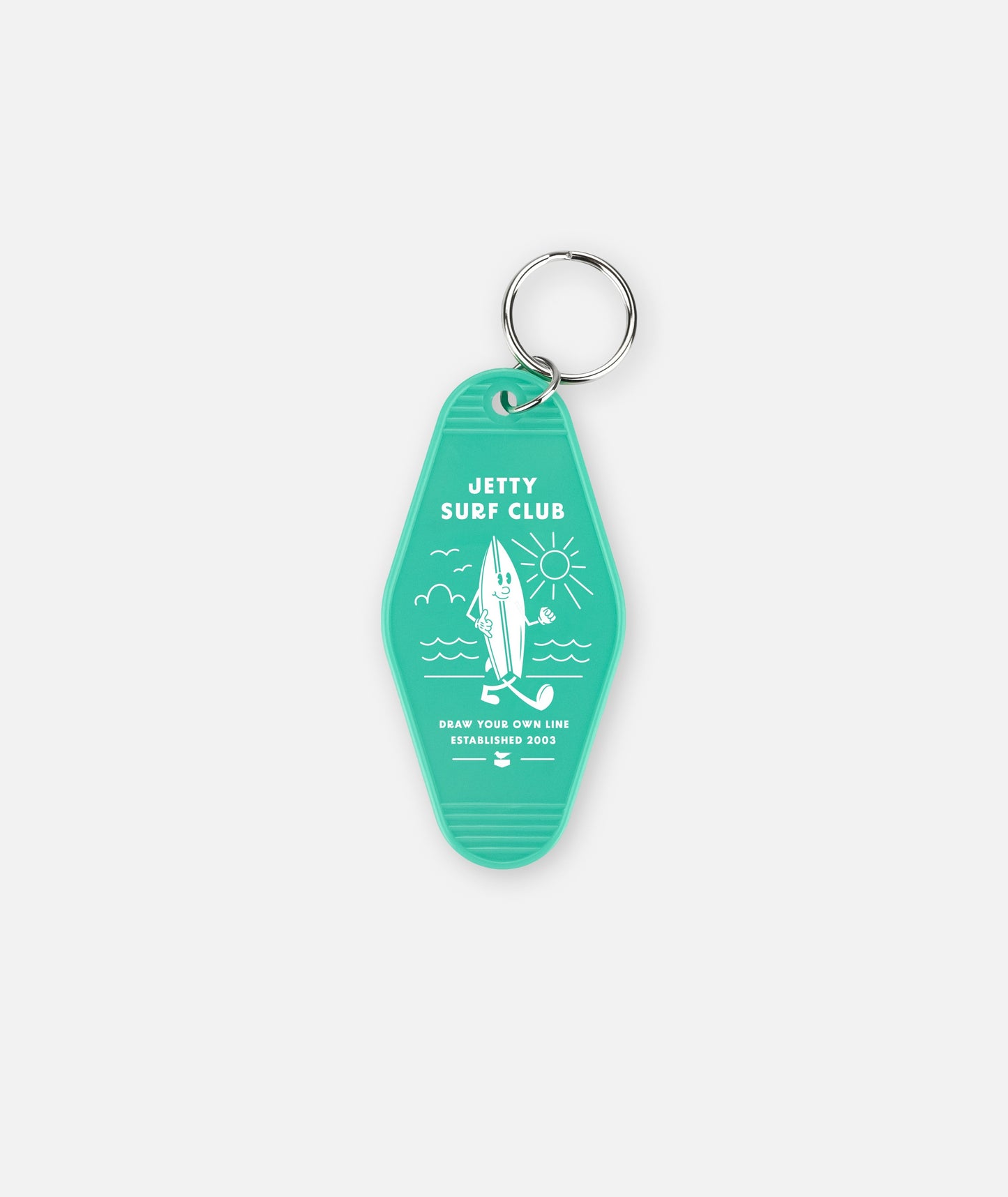 Surf Club Motel Keychain - Mint