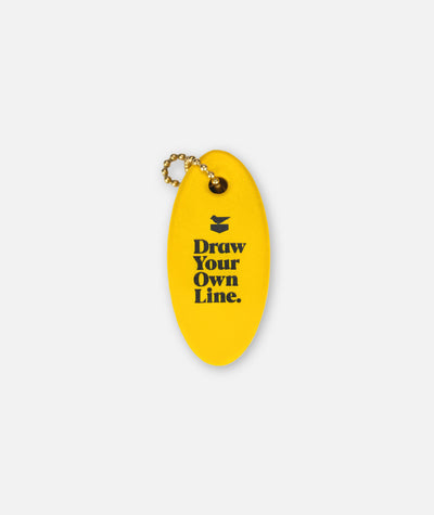 Seventies Boat Float Keychain - Yellow