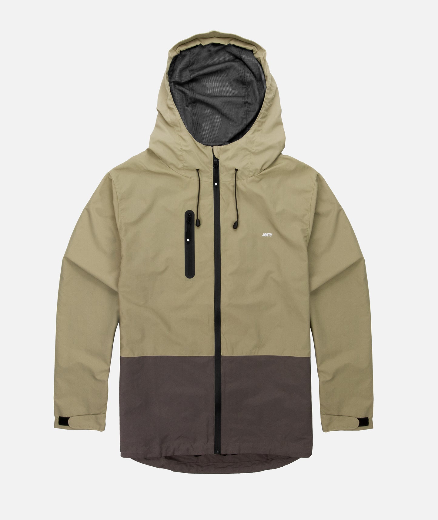 Jetty - Clam Shell Jacket- Khaki
